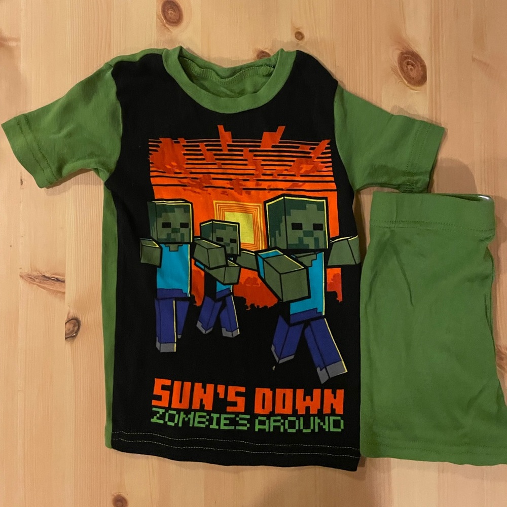 Minecraft Summer Pajamas